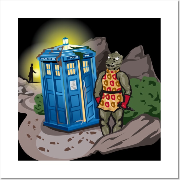 Dr Who enters the Arena Wall Art by LaughingDevil